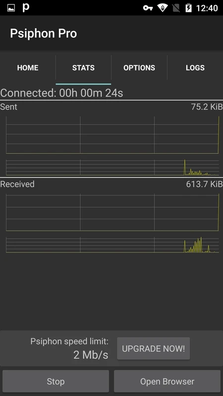 Psiphon Pro — skærmbillede 4